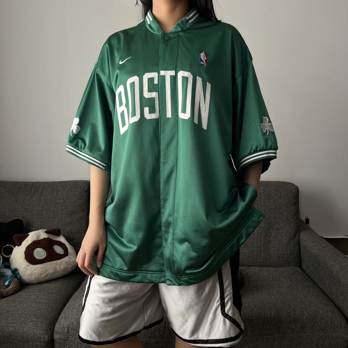 NBA × Nike × Vintage Vintage Nike Boston Celtics NBA Shooting WarmUp Jersey Size US L / EU 52-54 / 3 - 2 Thumbnail