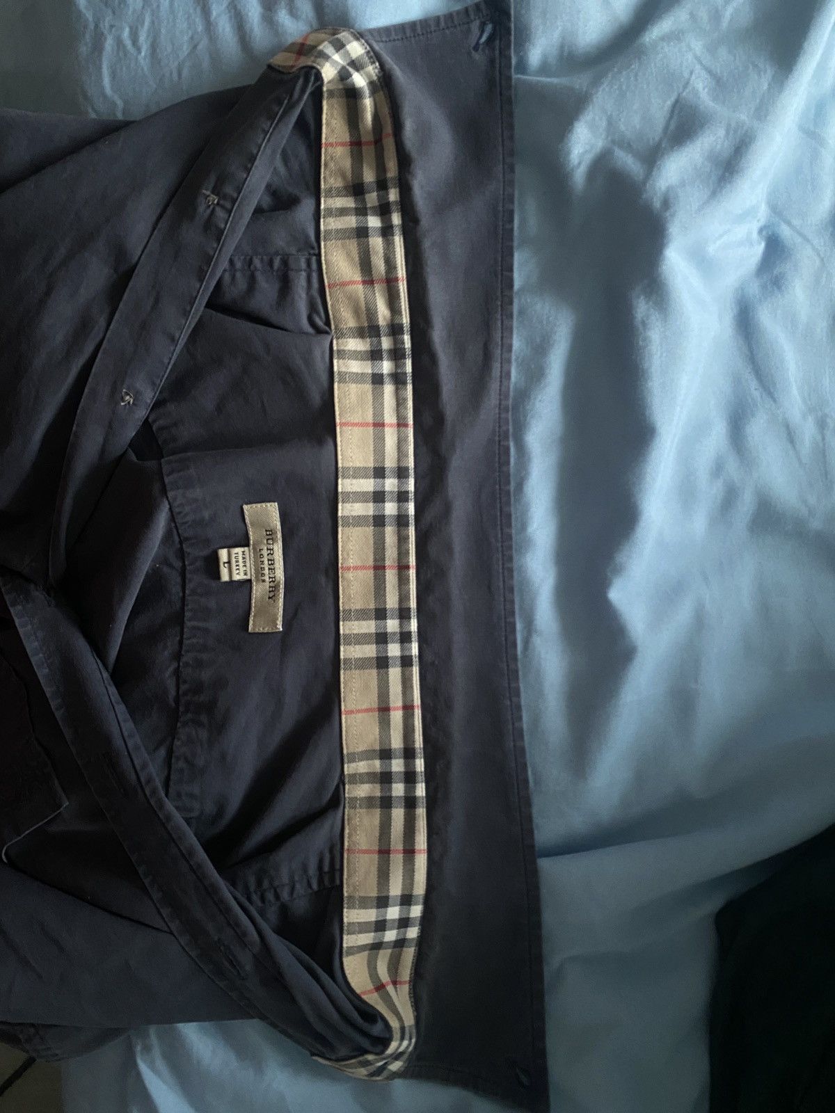 Burberry Luxury Vintage pattern on cuffs burberry shirt button up Size US L / EU 52-54 / 3 - 9 Thumbnail