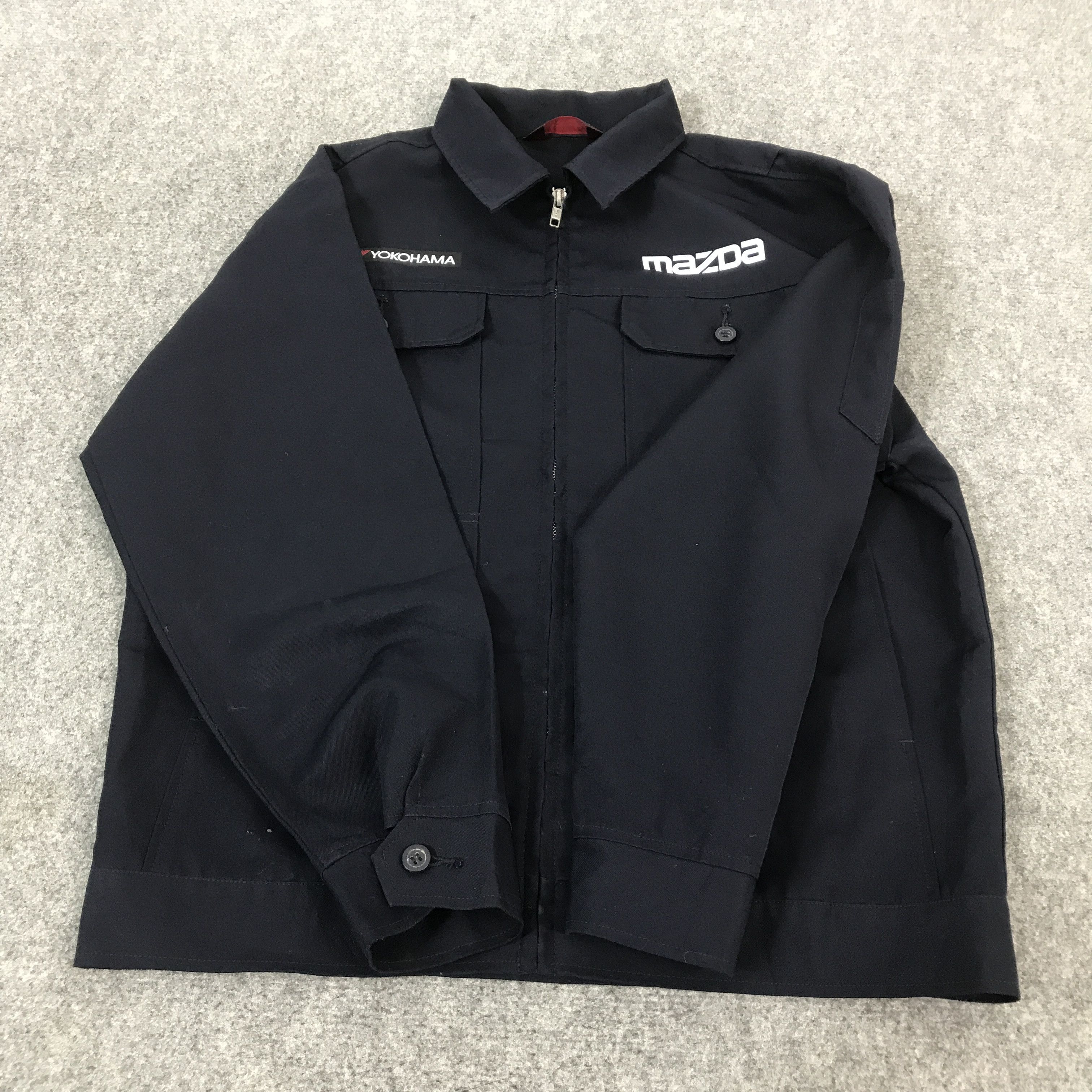 Japanese Brand MAZDA YOKOHAMA RACING JAPAN UNIFORM CUSTOM JACKET Size US L / EU 52-54 / 3 - 8 Thumbnail