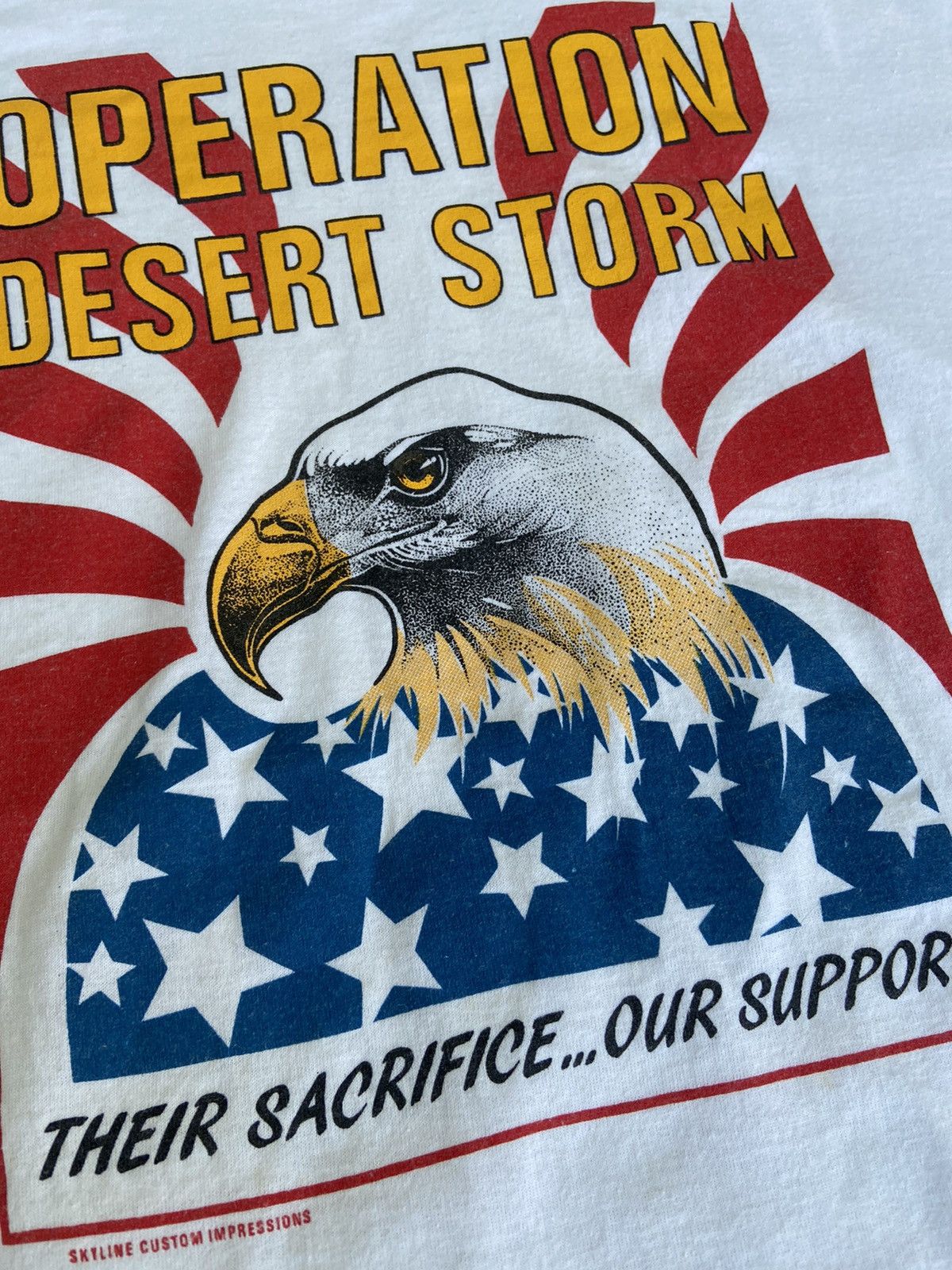 Vintage Vintage operation desert storm t shirt Size US XL / EU 56 / 4 - 3 Thumbnail