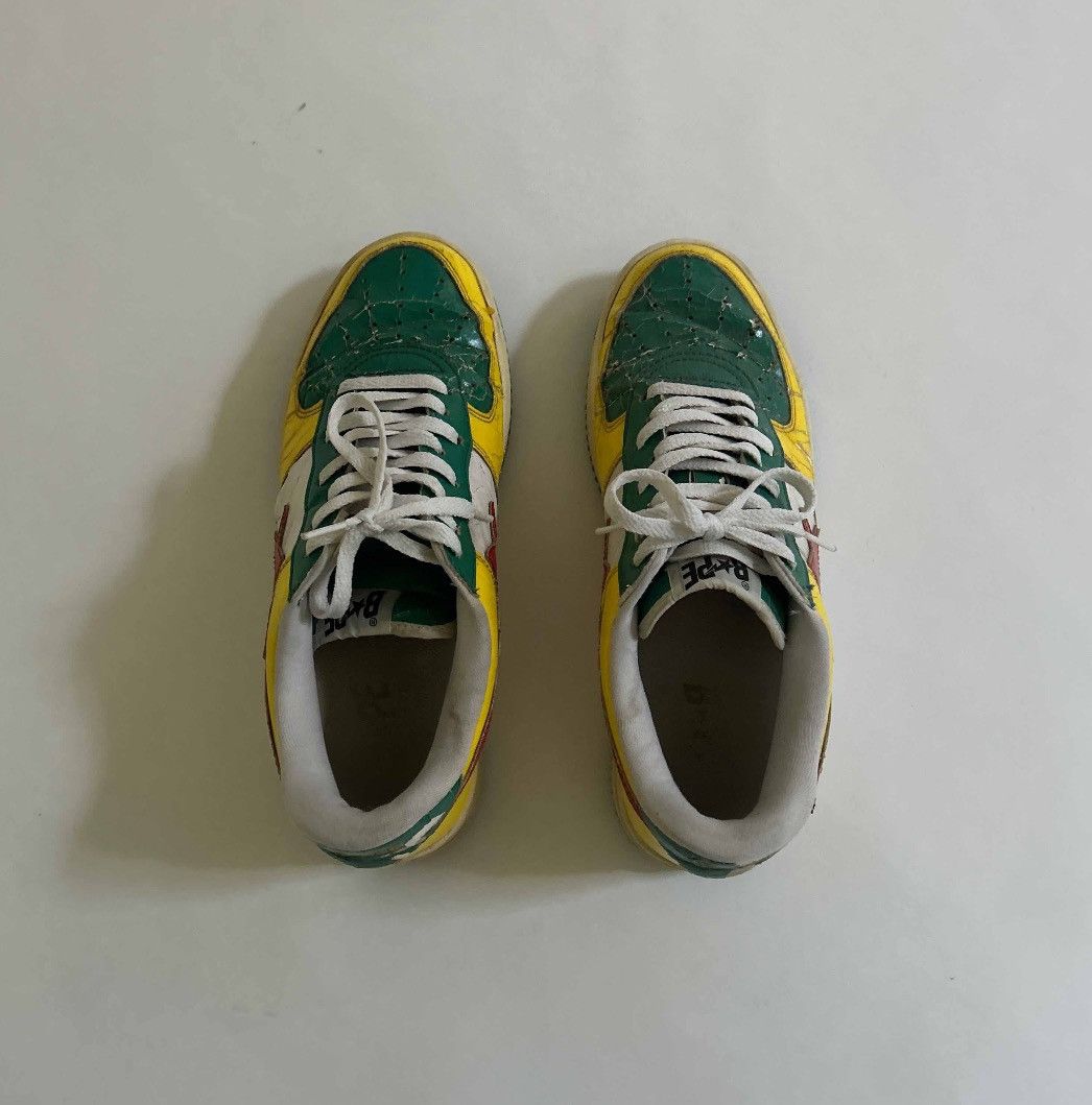 Bape × Nigo NIGO ERA Bapesta FS-001 ‘Green/Yellow’ Bape Sneaker Low Size US 9.5 / EU 42-43 - 3 Thumbnail