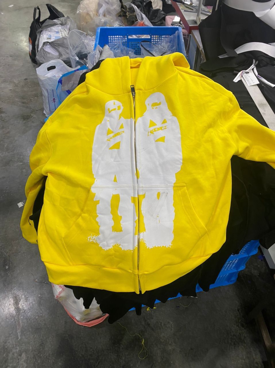 Other Yellow Heavyweight Zip-Up Hoodie Size US XL / EU 56 / 4 - 1 Thumbnail