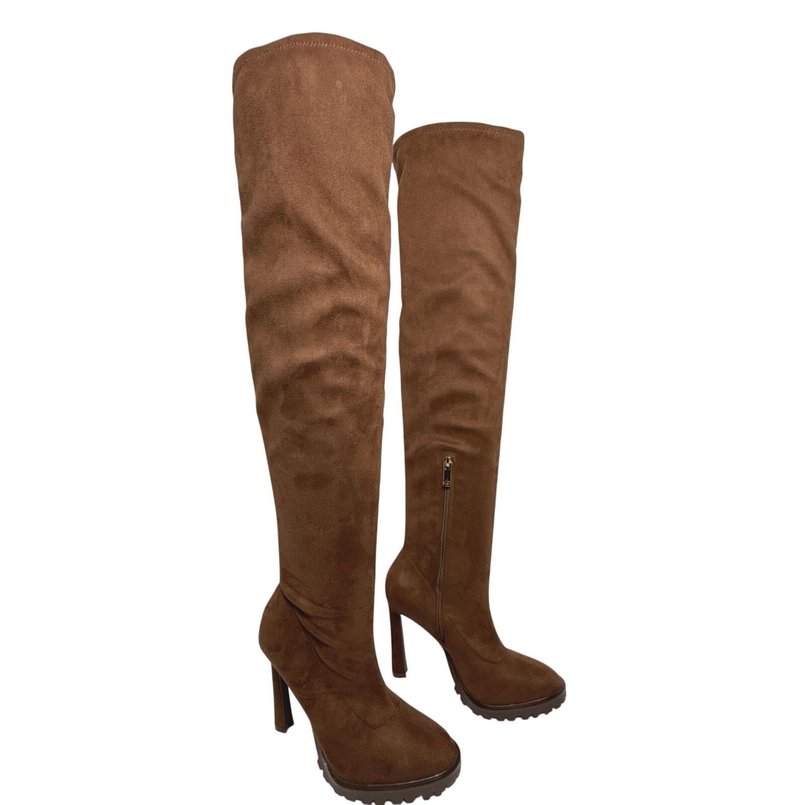 Jennifer Lopez JLO Coblin Over The Knee Boot | Brown | 7.5 Size US 7.5 / IT 37.5 - 1 Thumbnail