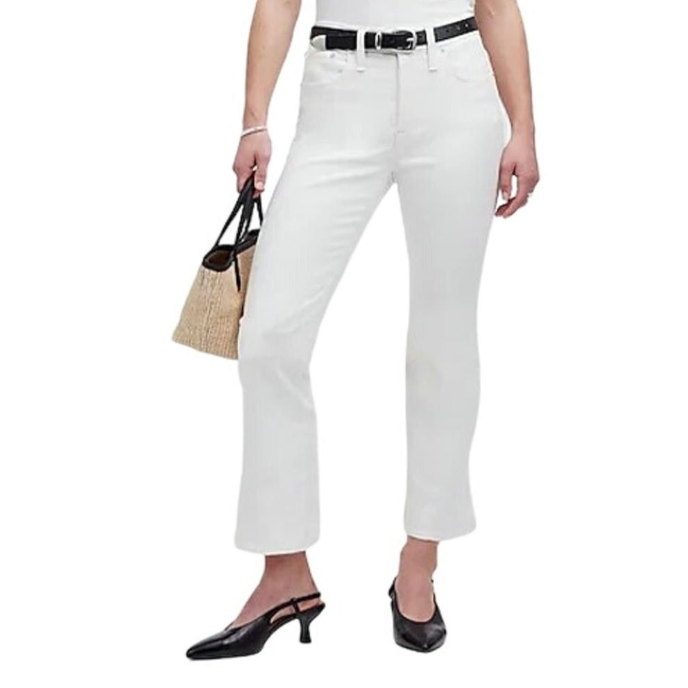 Madewell NWT Madewell Petite Kick Out Crop Ankle Jeans Sz. 28Px26 Size 28" / US 6 / IT 42 - 4 Thumbnail
