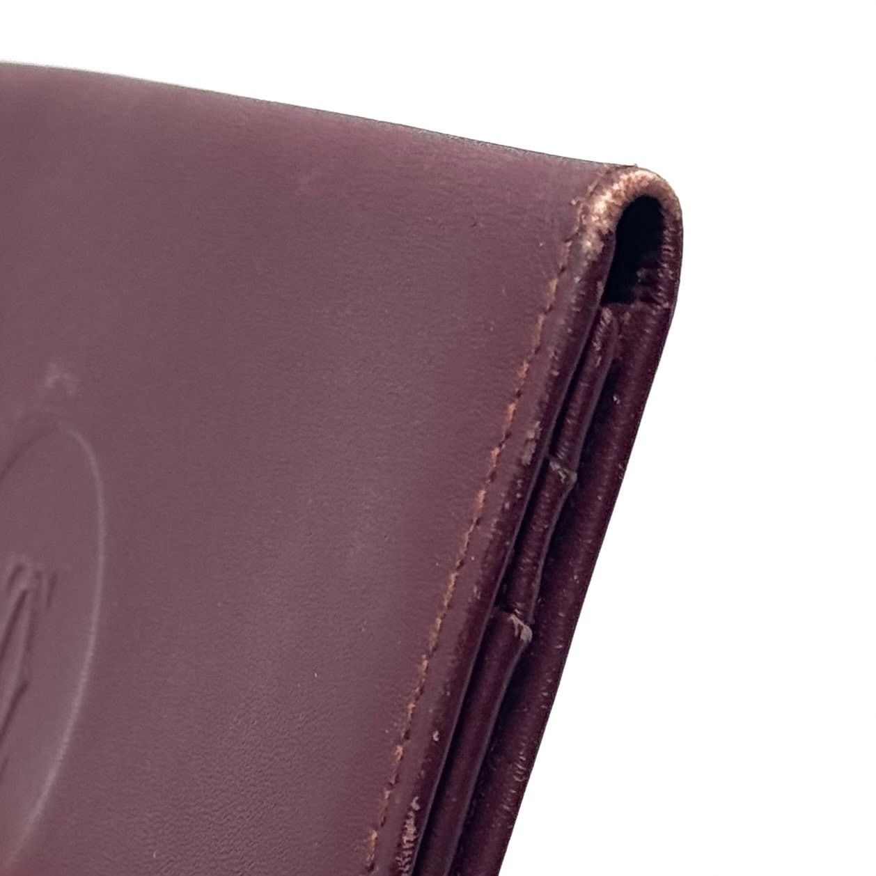 Cartier Cartier Dark Red Bifold Wallet Size ONE SIZE - 10 Thumbnail