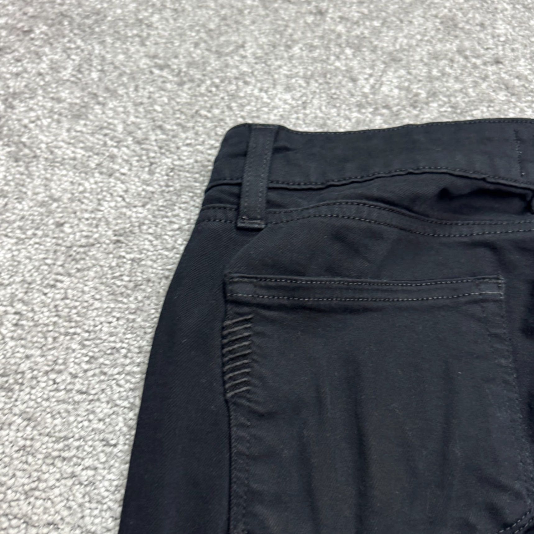Paige Paige Skyline Skinny Denim Jeans Womens 26 Black Mid Rise Stretch Size 26" / US 2 / IT 38 - 6 Thumbnail