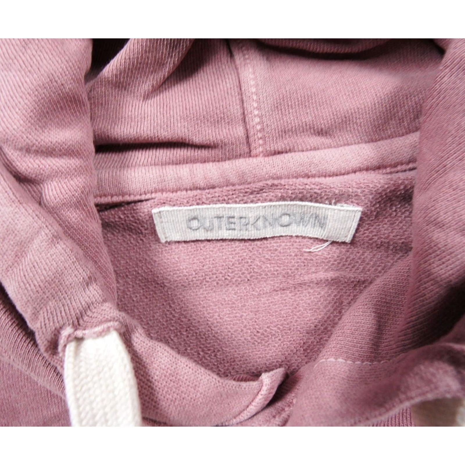 Outerknown Outerknown Hoodie Womens XS Oversized Pink Pullover Hooded Henley Outdoors Sweatshirt Shirt Size XS / US 0-2 / IT 36-38 - 5 Thumbnail