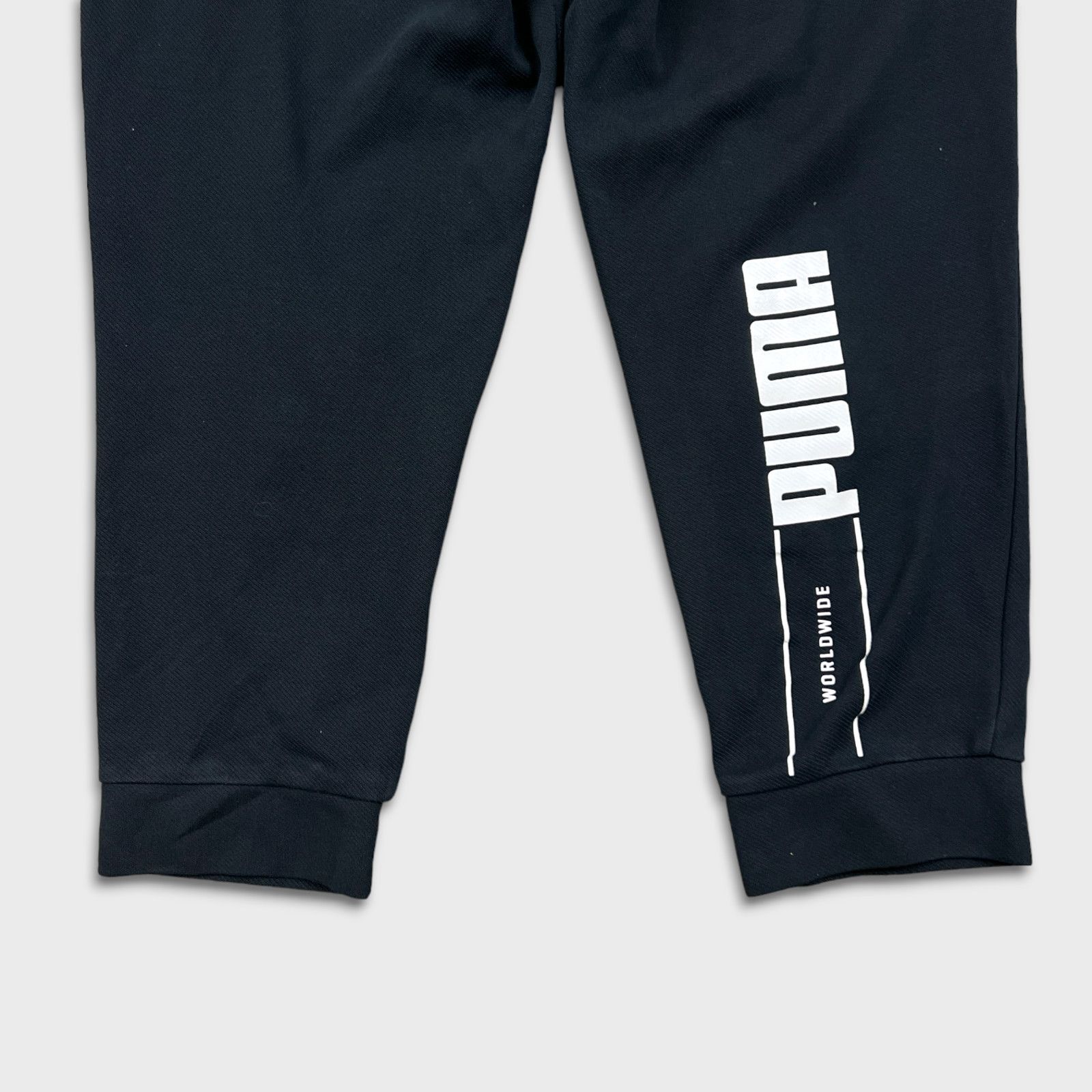 Puma × Vintage Puma Sweatpants Large Spell Out Athletic Gym Fleece Jogger Size US 32 / EU 48 - 7 Thumbnail