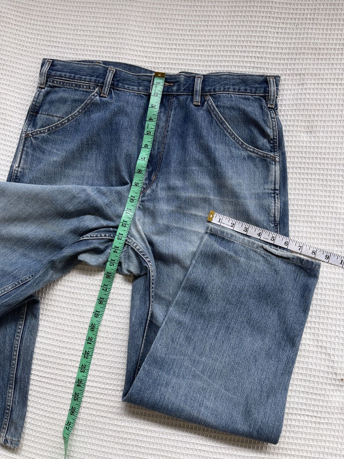 Christophe Lemaire Rare🔥Uniqlo U Lemaire Denim Wide Leg Baggy Jeans Size US 38 / EU 54 - 10 Thumbnail
