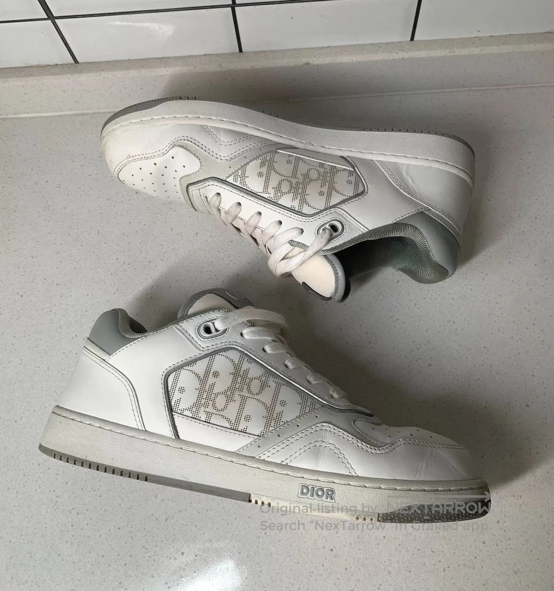 Dior Dior B27 Gray White Low. Size US 10 / EU 43 - 3 Thumbnail