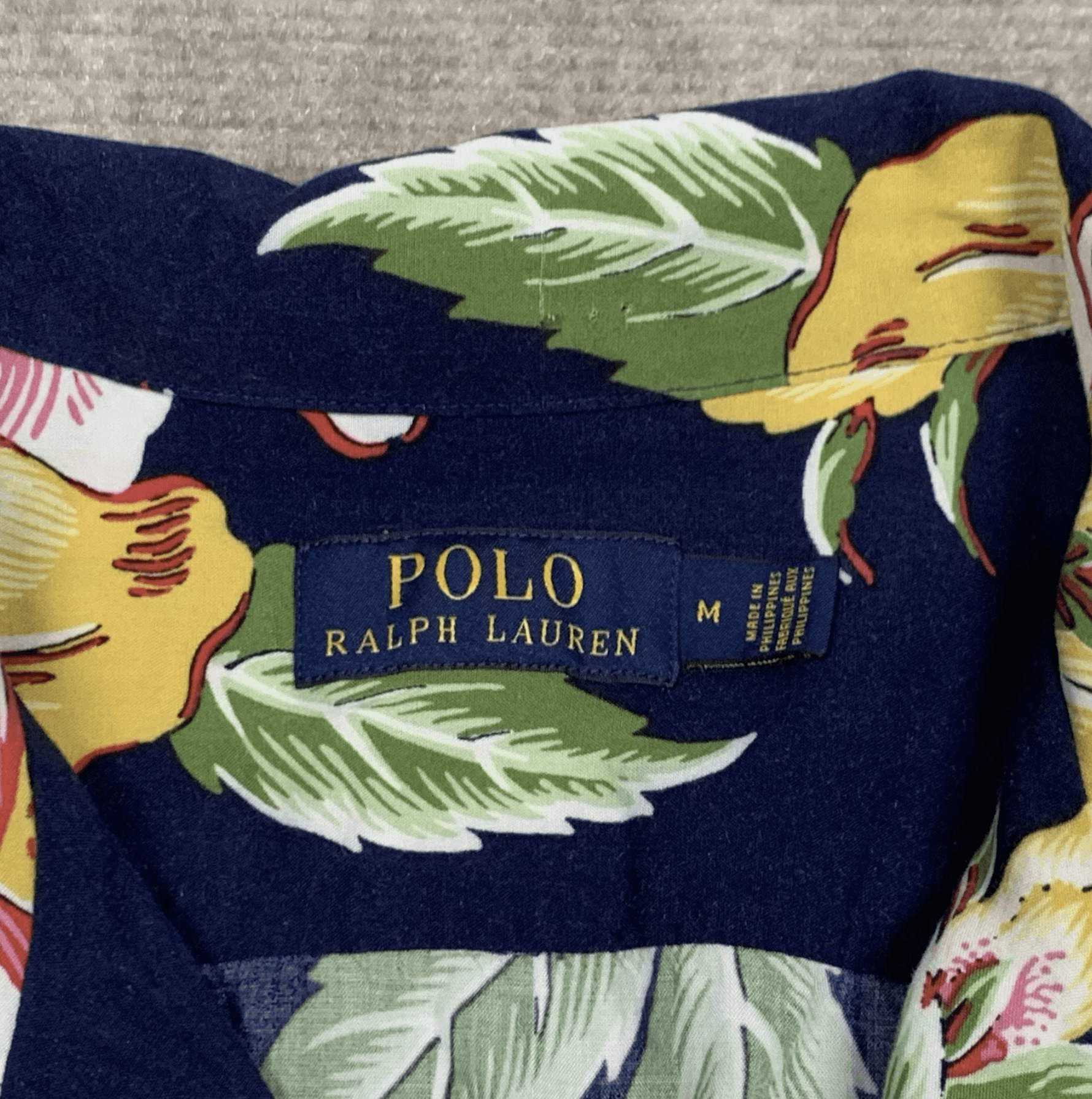 Polo Ralph Lauren Polo Ralph Lauren Shirt Mens Medium Blue Floral Viscose Size US M / EU 48-50 / 2 - 3 Thumbnail