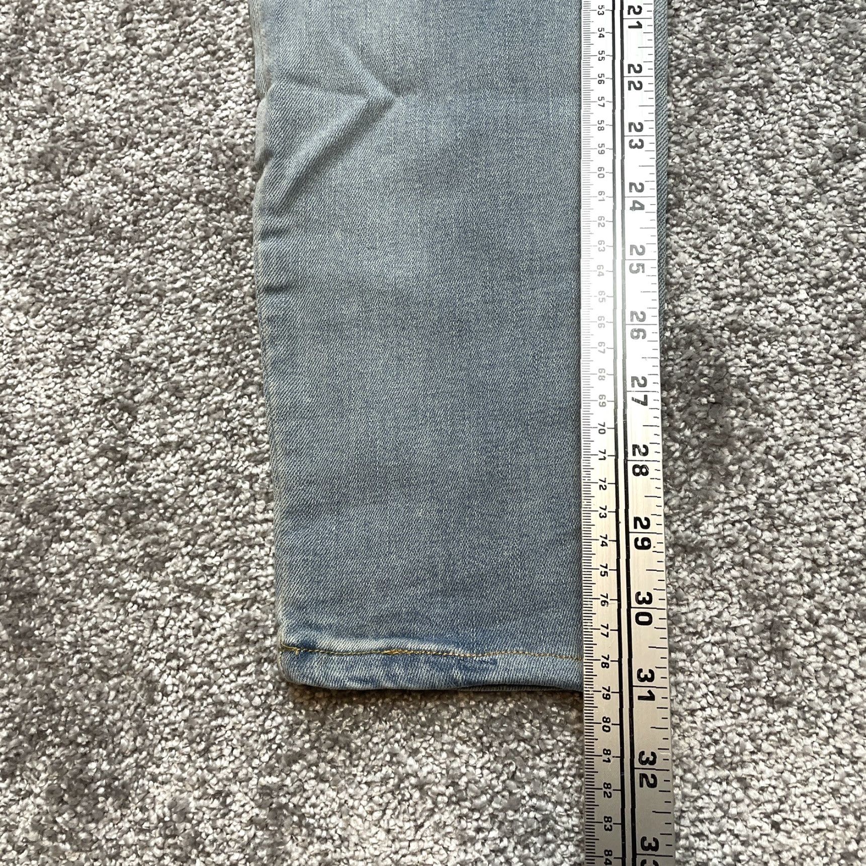 Vintage VINTAGE Daily Ritual Jeans Women 32 Long Light Wash Skinny NWT Size 24" / US 00 / IT 34 - 3 Thumbnail