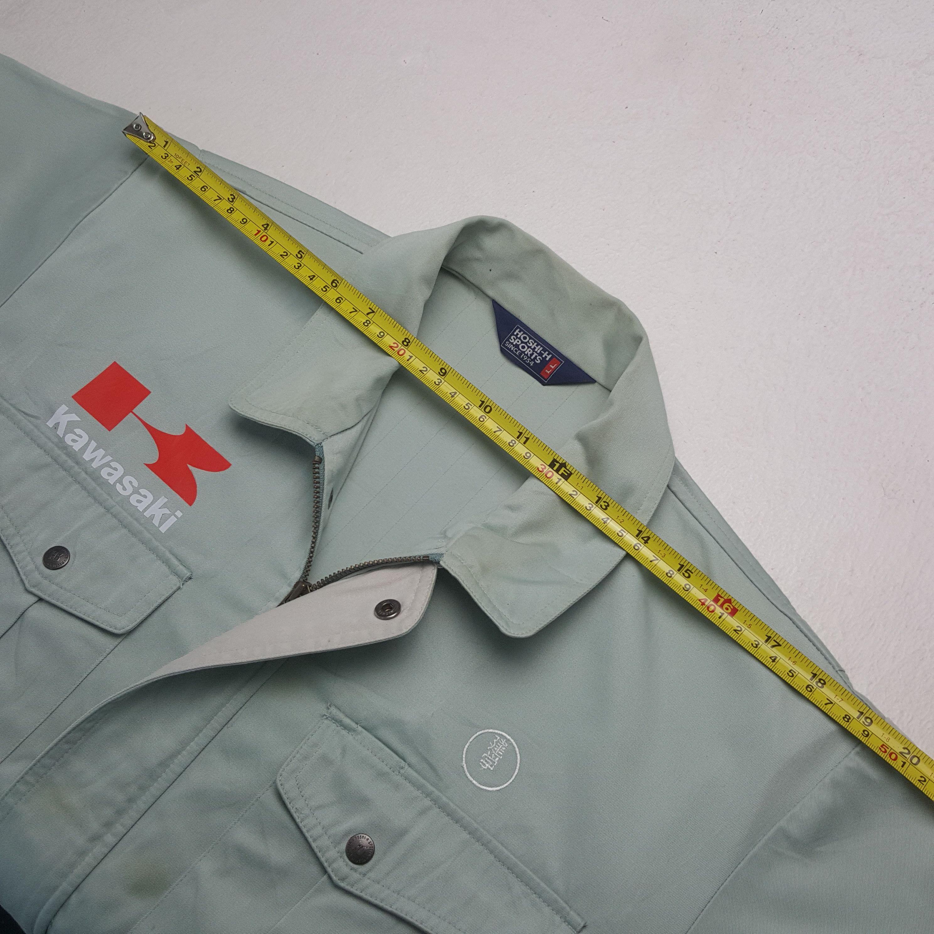 Japanese Brand Vintage Kawasaki Japanese Motorsports Custom Art Jacket RR16 Size US L / EU 52-54 / 3 - 6 Thumbnail