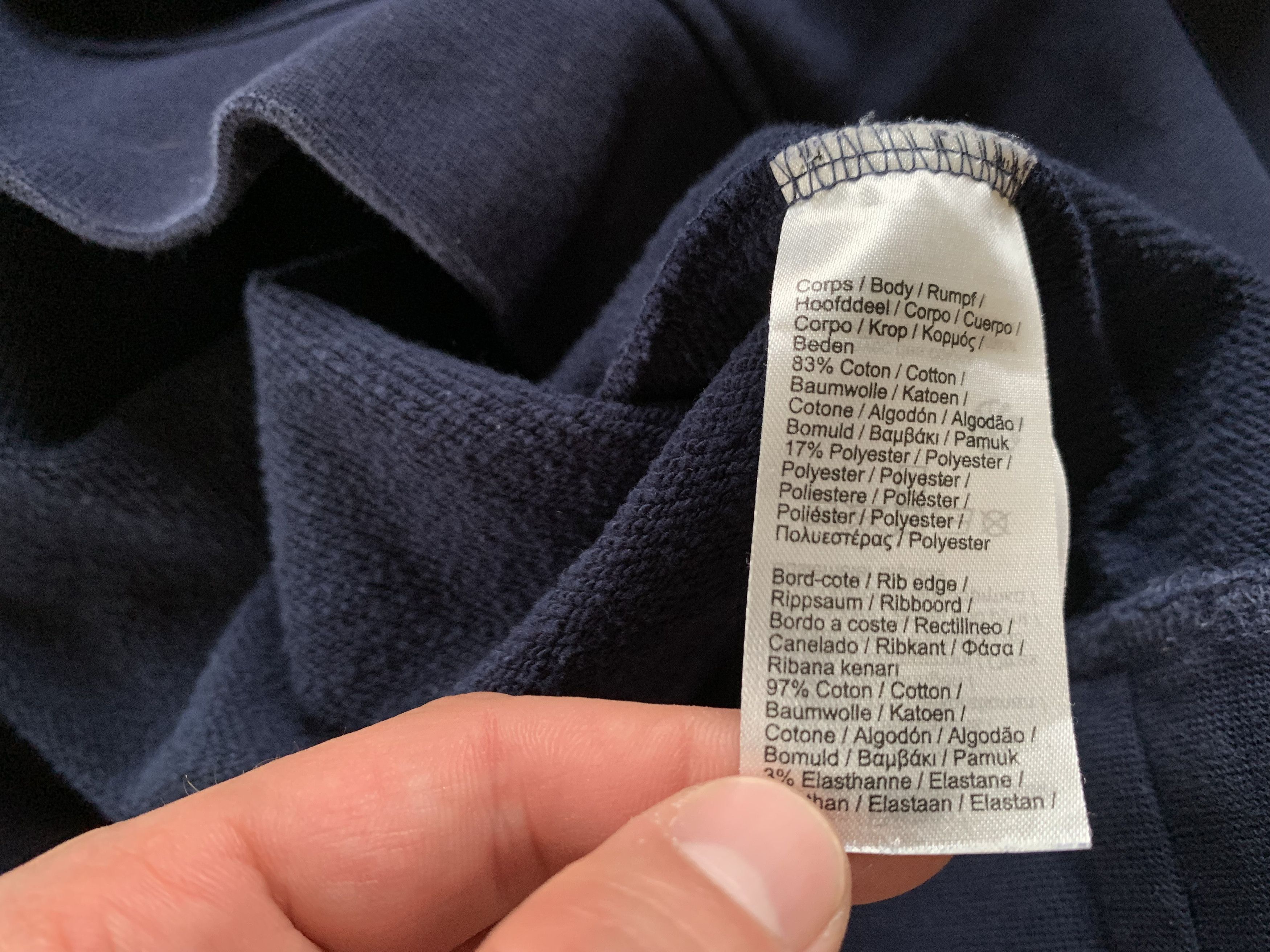 Lacoste × Vintage Lacoste Sport Blue Sweatshirt Size US XXL / EU 58 / 5 - 8 Thumbnail