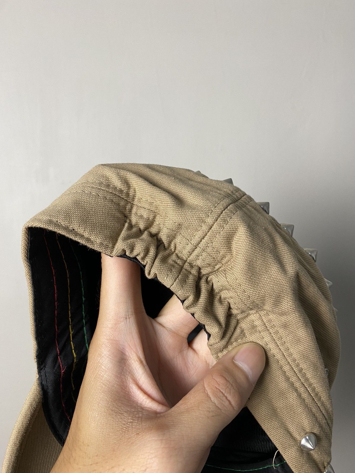 If Six Was Nine × Japanese Brand × Le Grande Bleu (L.G.B.) Cadet Studded Punk Hat Size ONE SIZE - 7 Thumbnail