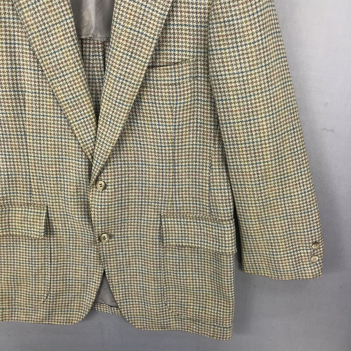 Brooks Brothers Vintage 80’s Brooks Brothers Multicolour Houndstooth Blazer Size US S / EU 44-46 / 1 - 3 Thumbnail