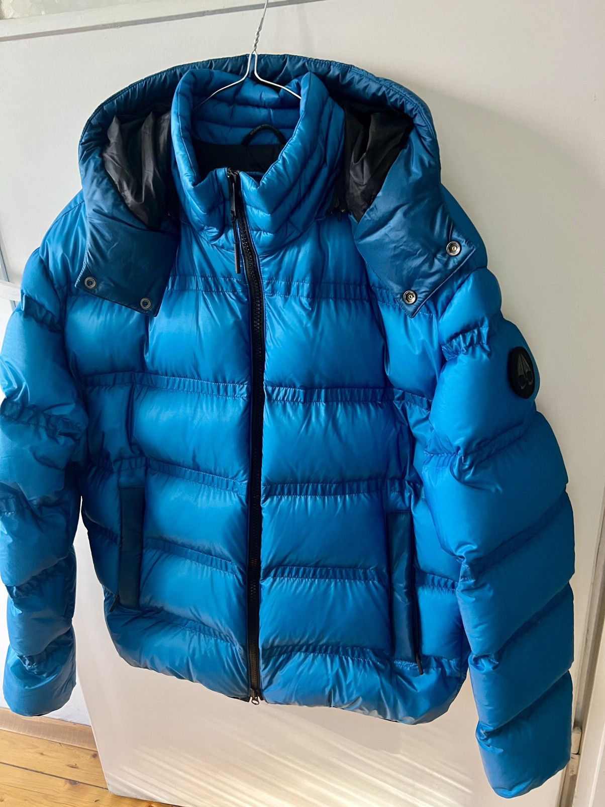 Moose Knuckles Moose Knuckles Glenfinnan Puffer Down Jacket Logo Blue Sz- L Size US L / EU 52-54 / 3 - 1 Thumbnail