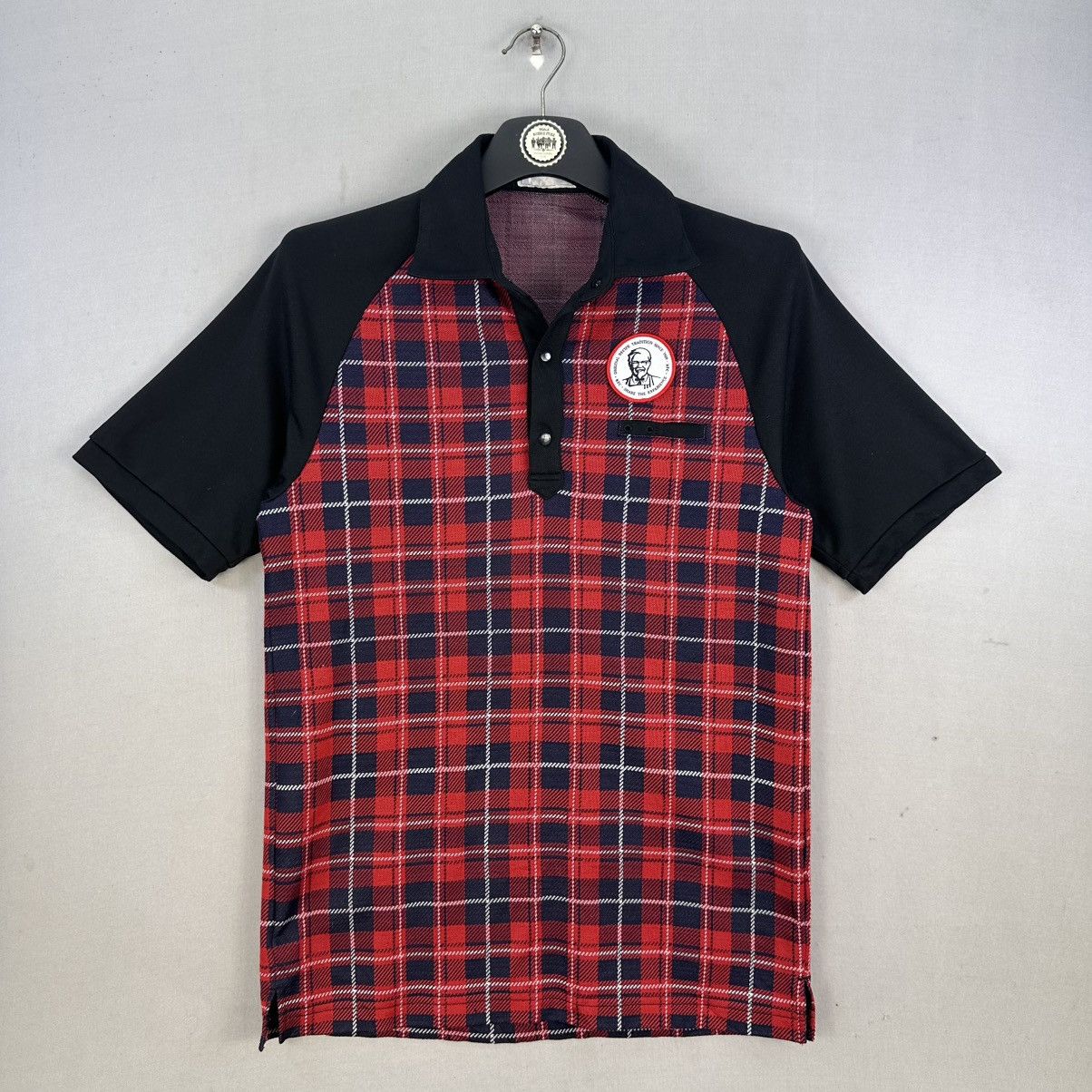 Kentucky Boy Tyler Vintage KFC Checkered Polo T-Shirt Tee Size US S / EU 44-46 / 1 - 1 Thumbnail
