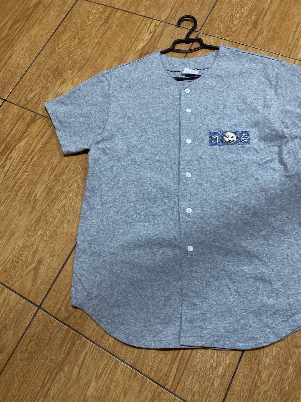 Vintage Shaka Wear Super Max Heavy Heavyweight Gray T-Shirt Size US L / EU 52-54 / 3 - 6 Thumbnail