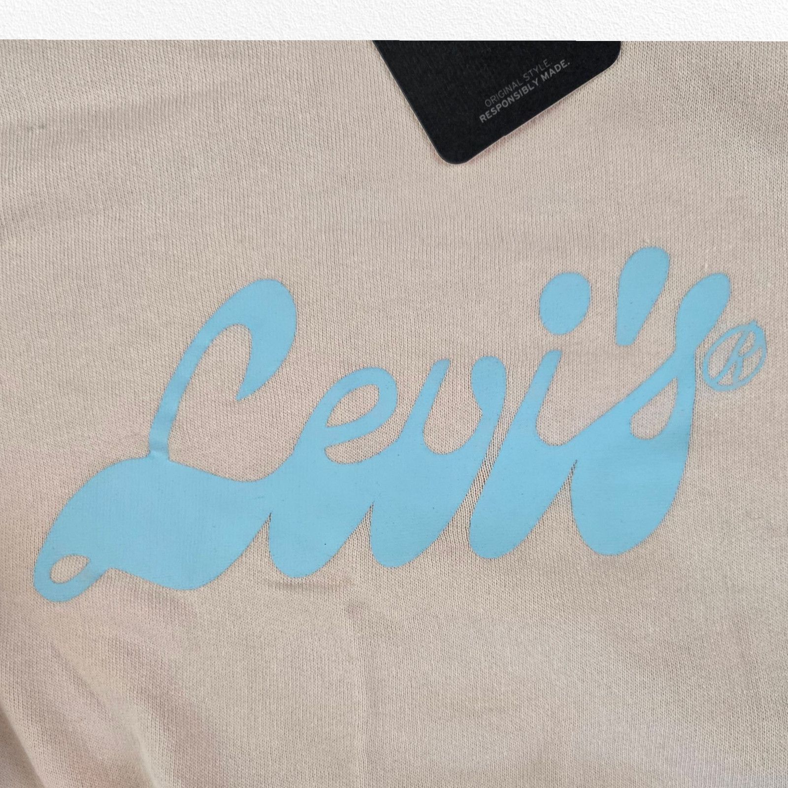 Levi's Levi's Peach Pink Graphic Logo Cropped Sweatshirt Medium Size M / US 6-8 / IT 42-44 - 4 Thumbnail
