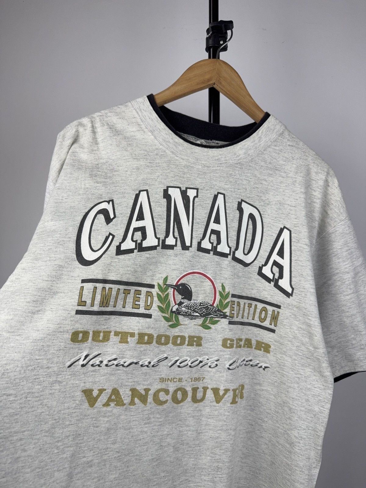 Vintage Vintage 90s CANADA Vancouver Limited Edition T shirt Size US XL / EU 56 / 4 - 4 Thumbnail