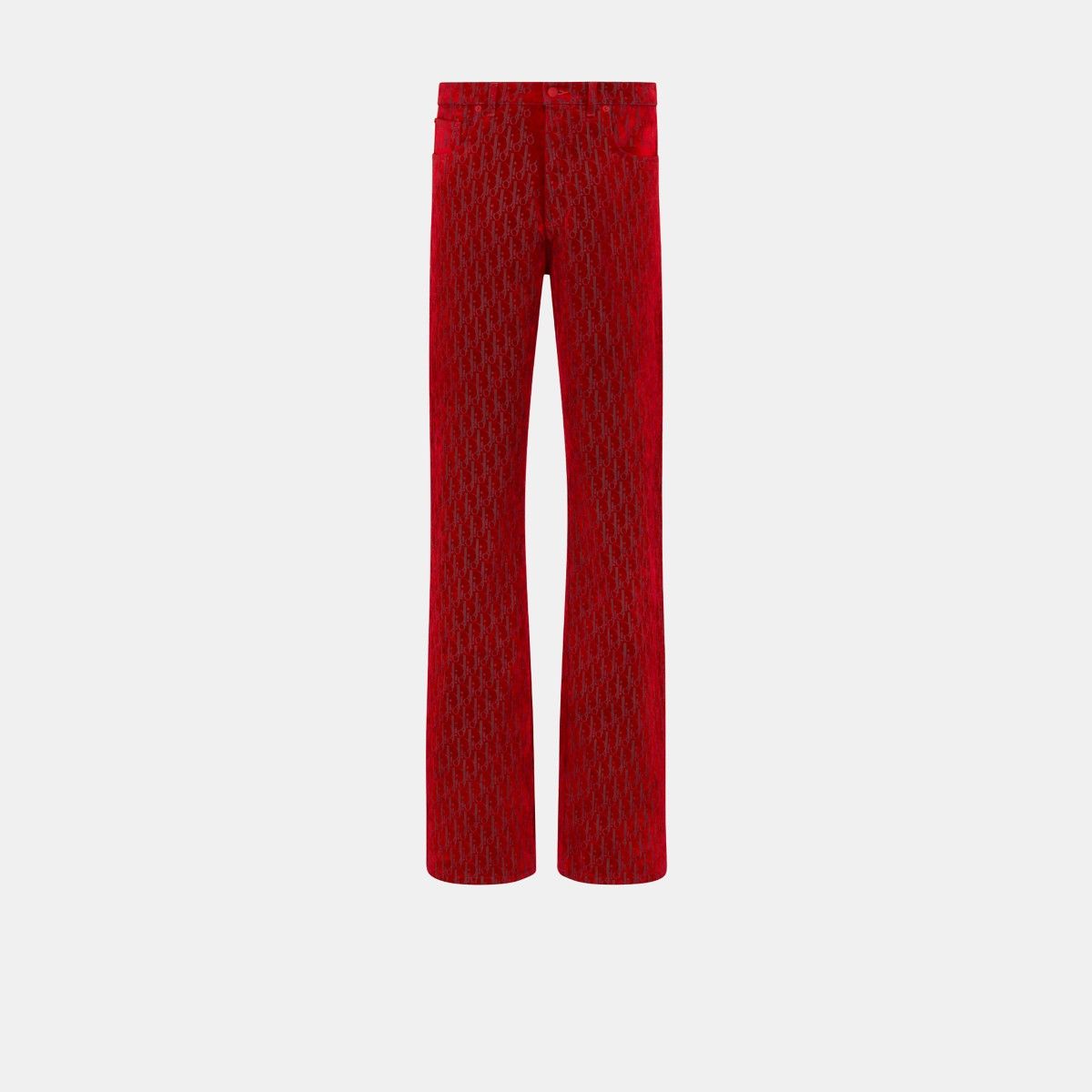 image of Dior O1W1Db10124 Denim In Red, Men's (Size 30)