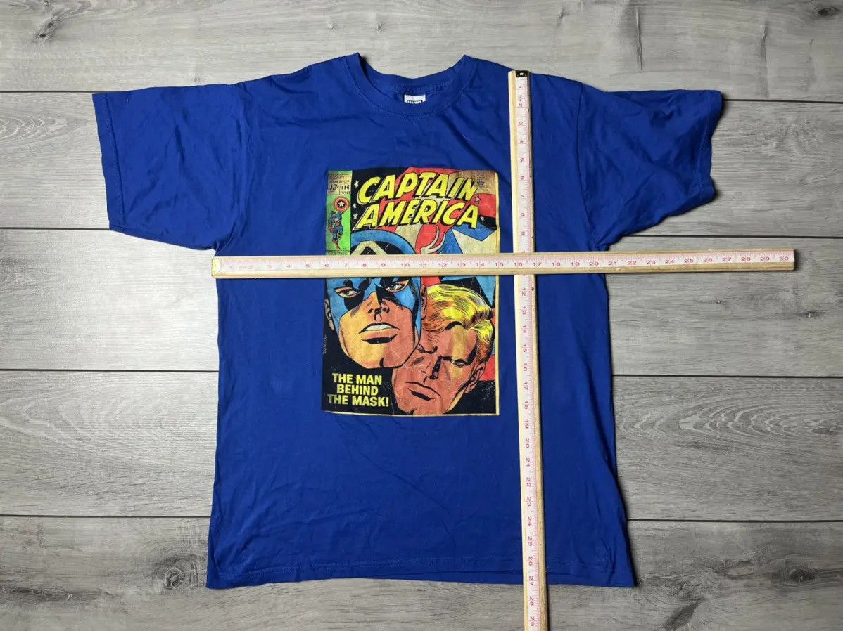 DC Comics Marvel comics T-shirt captain America size XLarge Size US XL / EU 56 / 4 - 5 Thumbnail