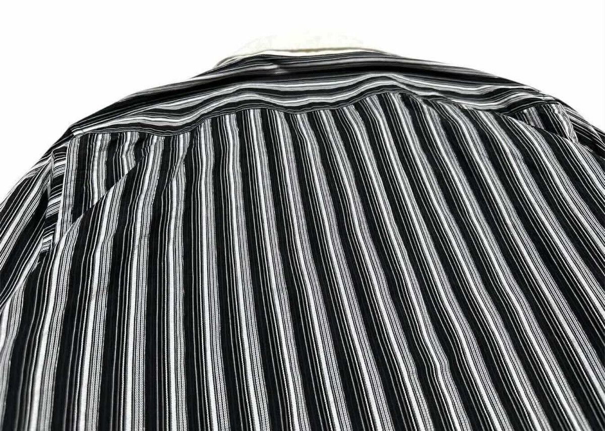 Issey Miyake 🔥Vintage Tete Homme Issey Miyake Striped Shirt Long Sleeve Size US L / EU 52-54 / 3 - 5 Thumbnail
