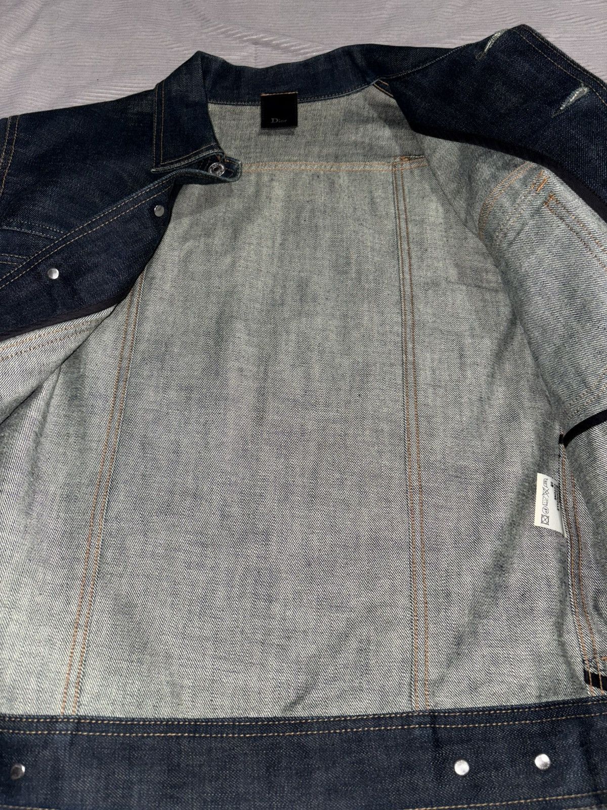 Dior 2000s Dior Homme Jacket Type 2 Denim Made in Japan kva hedi Size US S / EU 44-46 / 1 - 10 Thumbnail