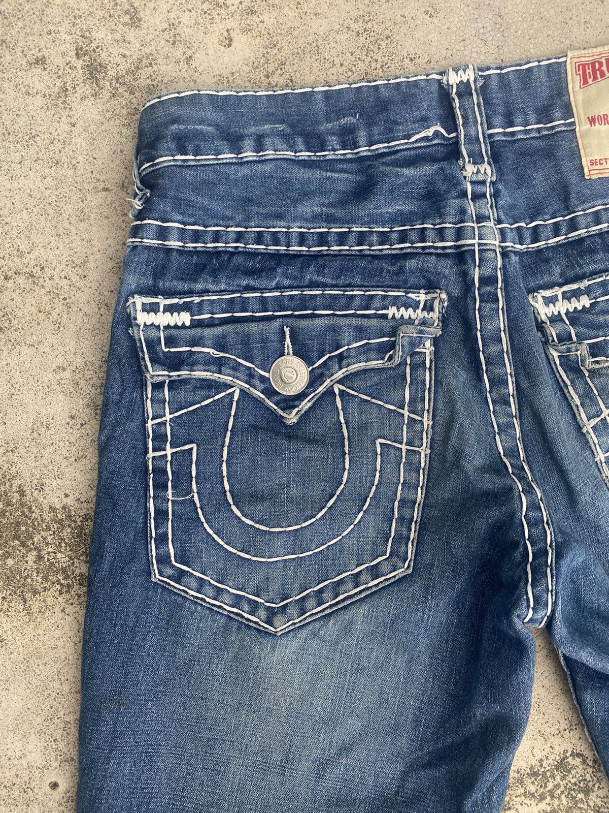 If Six Was Nine × Japanese Brand × True Religion Flare Jeans True Rerigion Size US 33 - 21 Thumbnail
