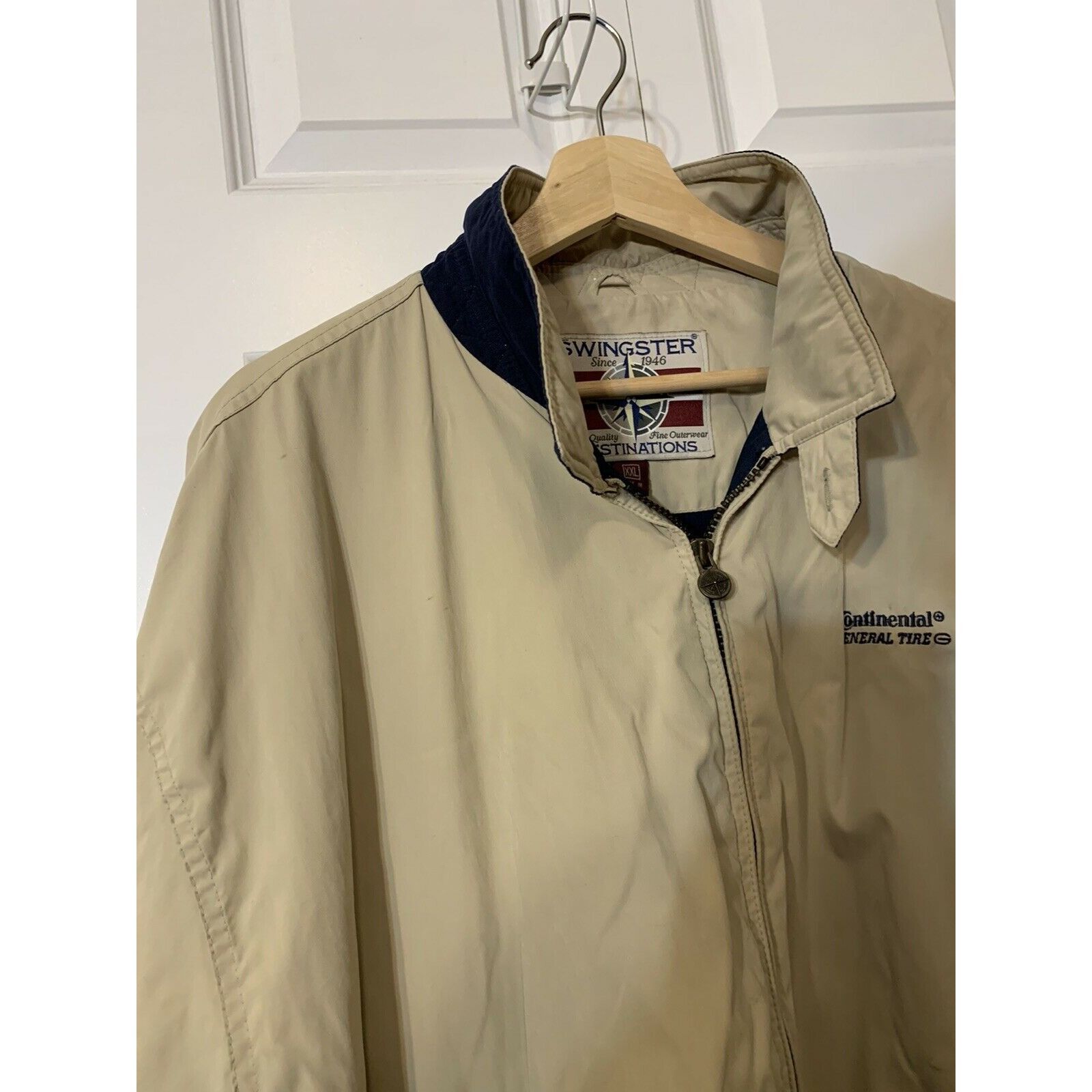 Swingster Vintage Swingster Sz XXL Jacket Continental General Tire G C Size US XXL / EU 58 / 5 - 9 Thumbnail
