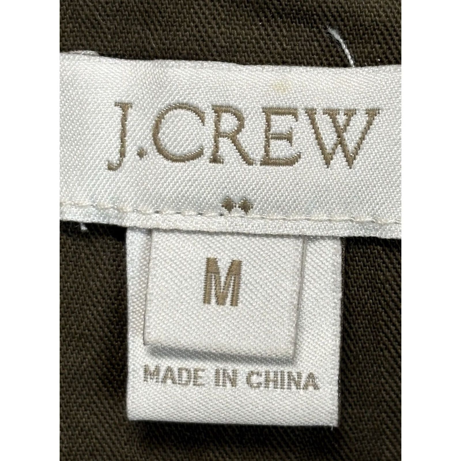 J.Crew J.CREW Utility Field Jacket Womens M Brown Drawstring Military Safari Pockets Shirt Jacket Size M / US 6-8 / IT 42-44 - 6 Thumbnail