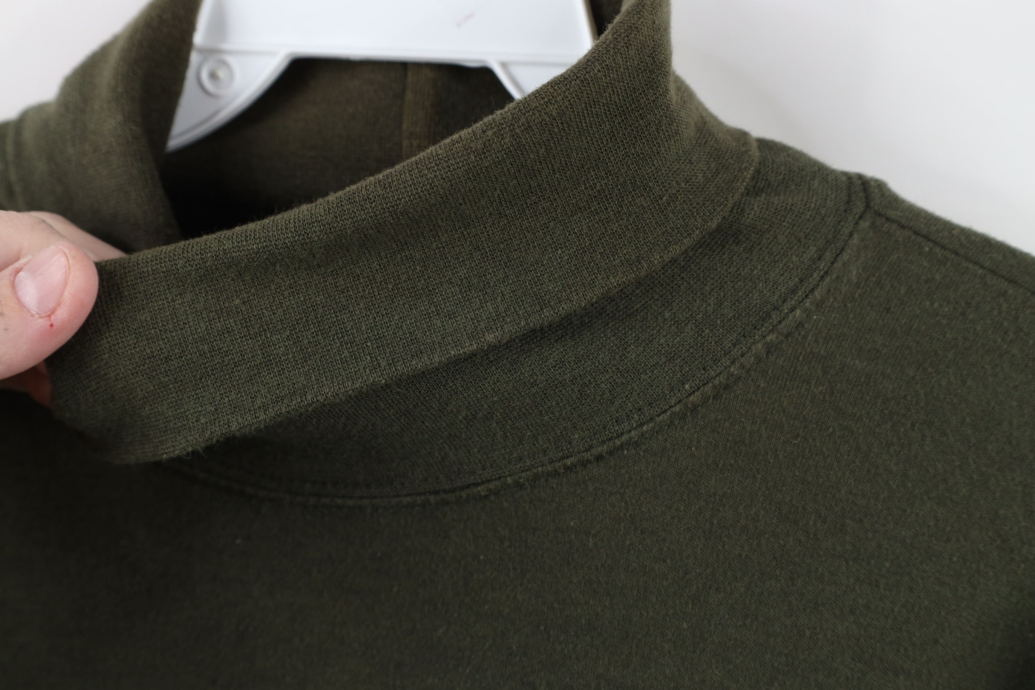 Vintage Vintage 90s Streetwear Blank Long Sleeve Turtleneck T-Shirt Size US M / EU 48-50 / 2 - 4 Thumbnail