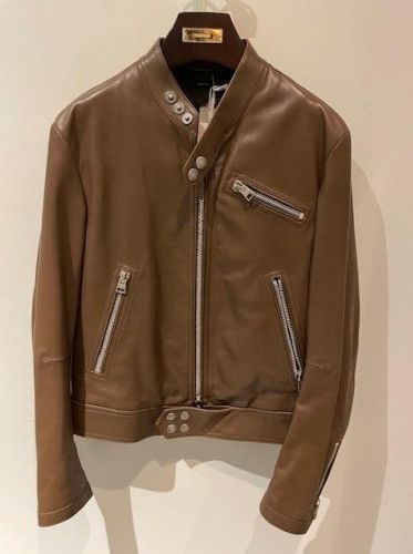 Tom Ford o1w1db10125 LXI010 Leather Jacket in Brown Size US S / EU 44-46 / 1 - 1 Preview