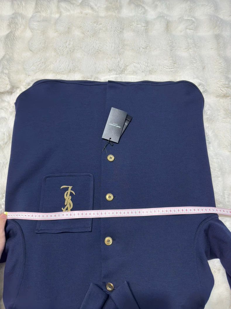 Saint Laurent Paris Saint Laurent Paris Saint Laurent YSL Logo Shirt Jacket Ne Size US M / EU 48-50 / 2 - 9 Thumbnail