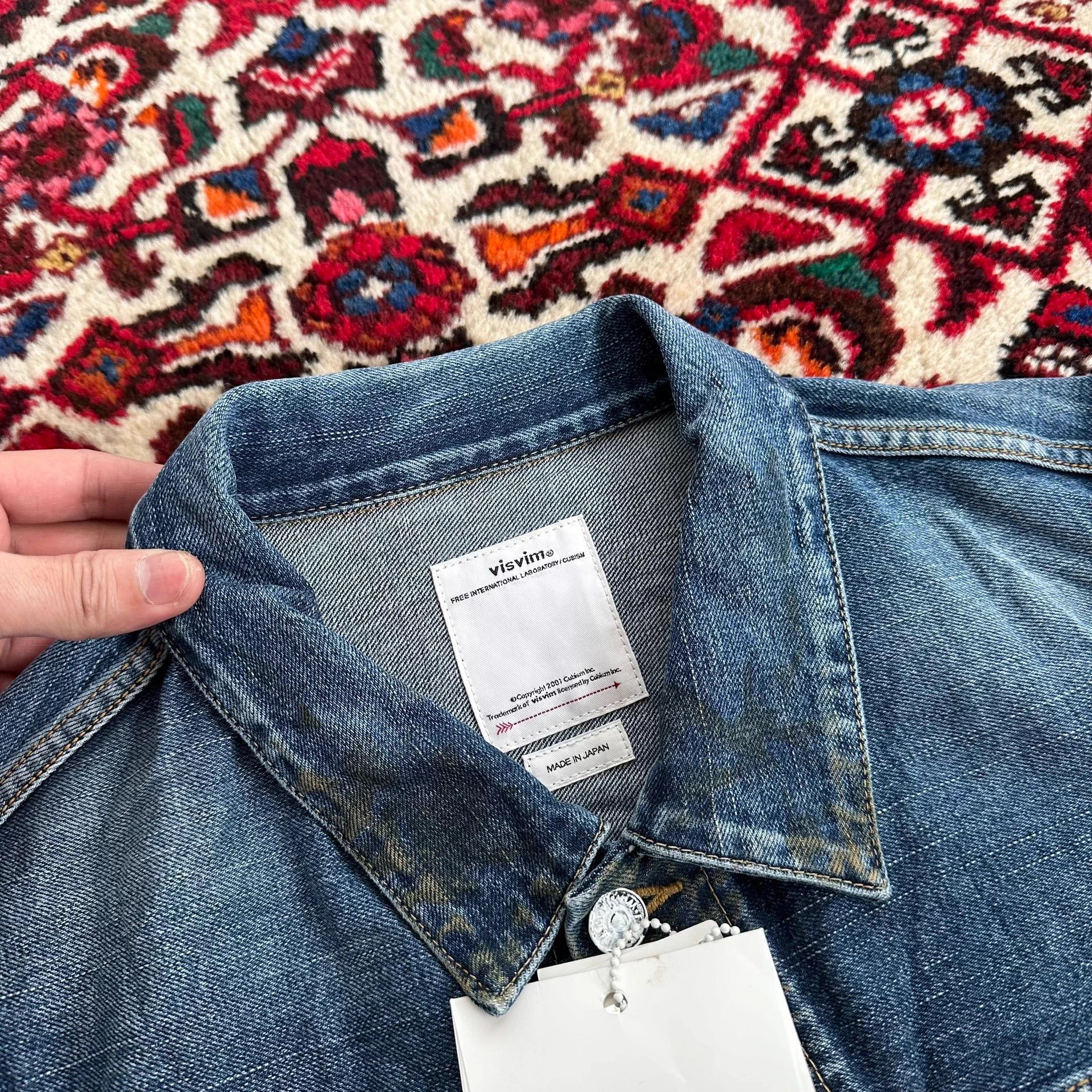 Visvim Visvim 19aw 1000dry Oil Stain Mud-Dyed Denim Jkt4 Size US XL / EU 56 / 4 - 6 Thumbnail