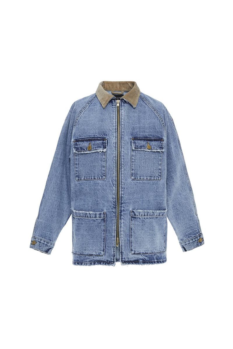 Fear of God Fear of god Corduroy Collar Denim Long Jacket size L rare Size US L / EU 52-54 / 3 - 1 Thumbnail