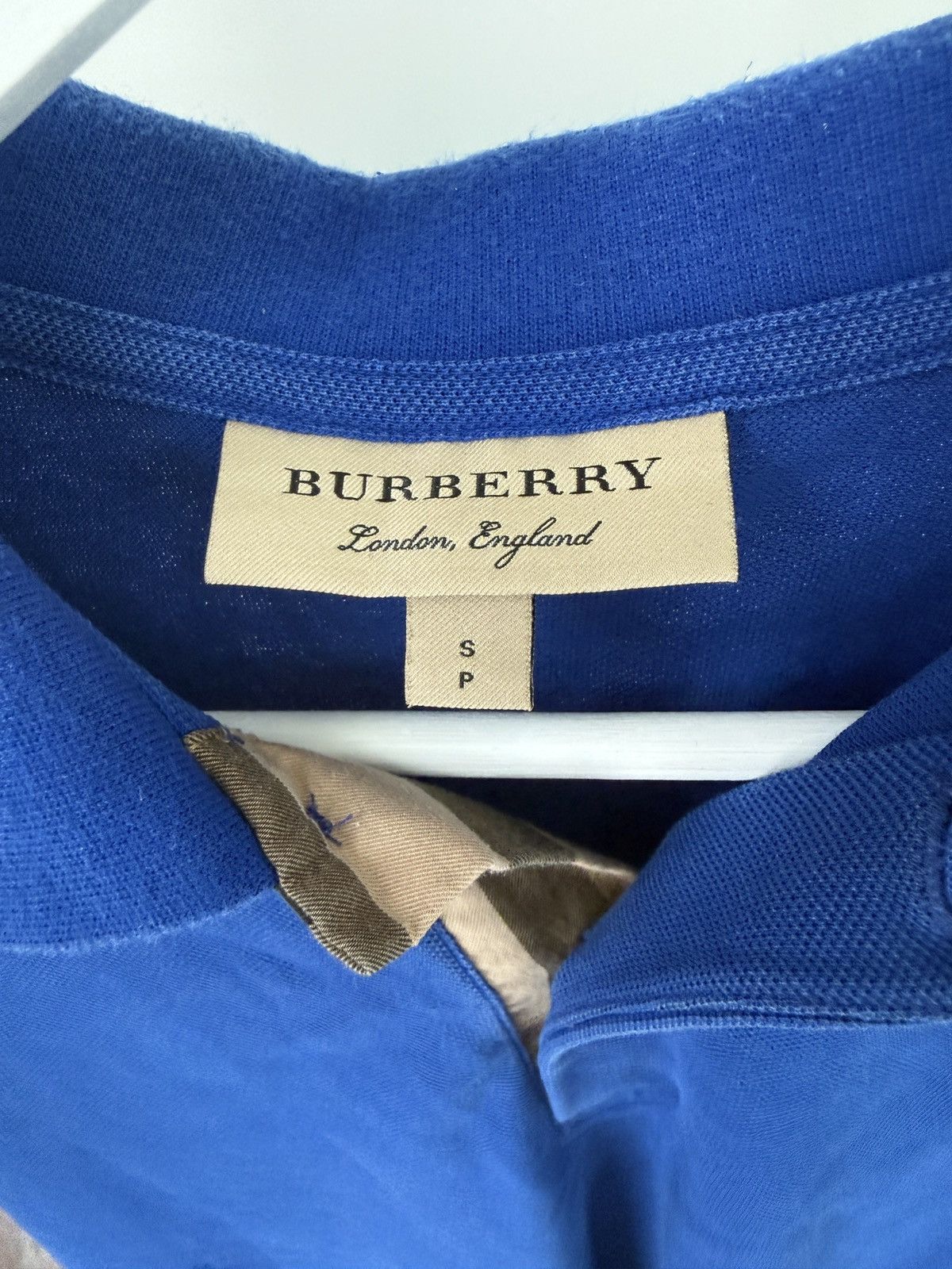 Burberry Burberry Royal Blue Polo Size US S / EU 44-46 / 1 - 3 Thumbnail