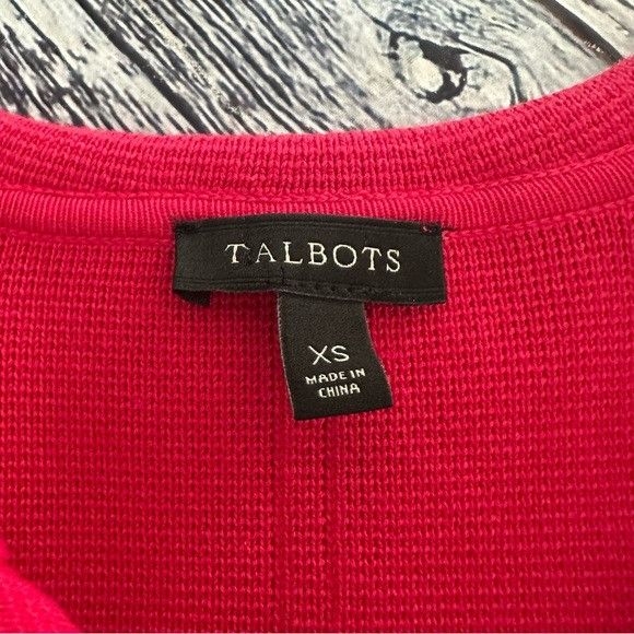 Talbots Talbots Hot Pink Knit Blazer Size XS / US 0-2 / IT 36-38 - 5 Thumbnail