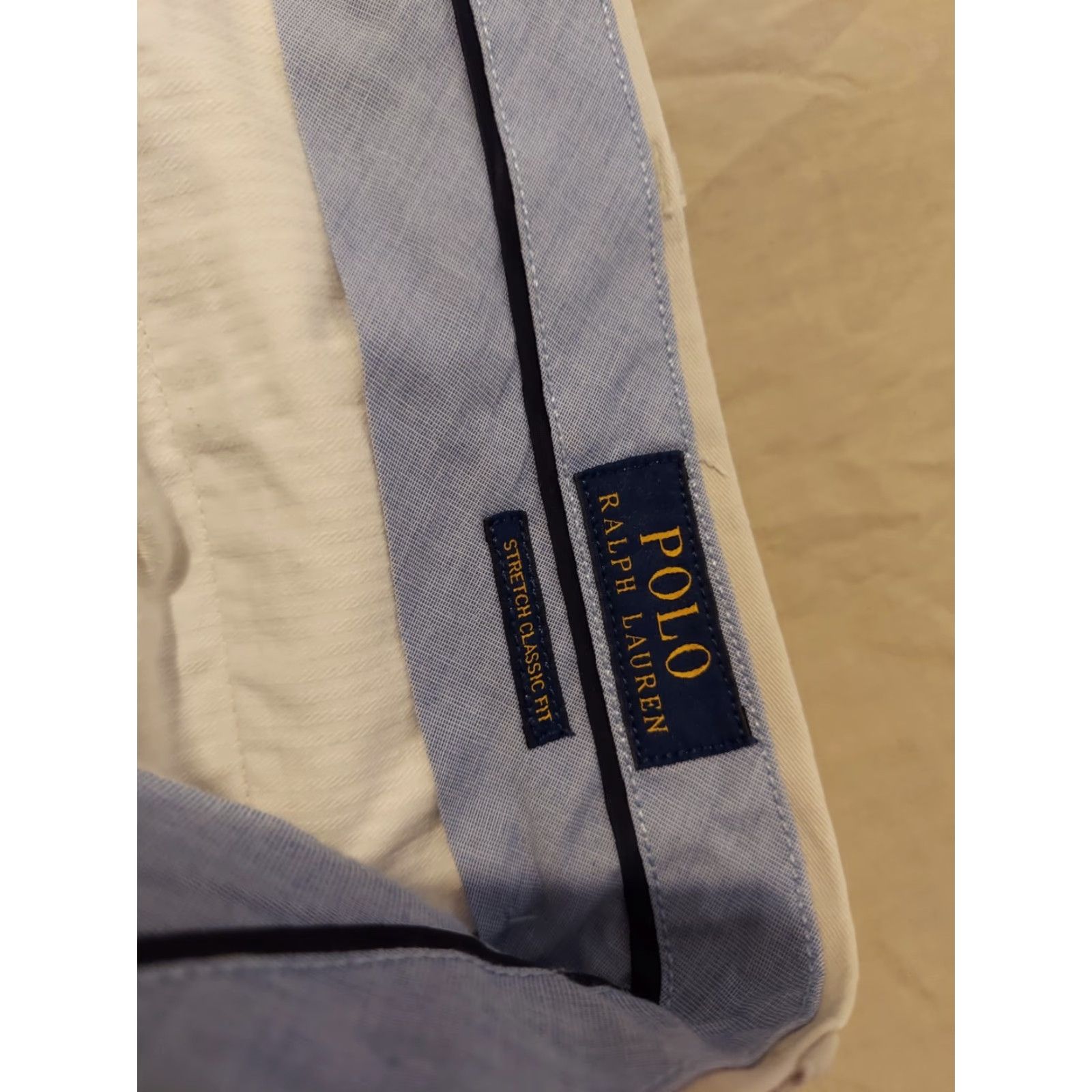 Polo Ralph Lauren Polo Ralph Lauren Pants Mens 46x32 Big & Tall Khaki Beige Khakis Chino Dress Polo Ralph Lauren Shirt Size US XXL / EU 58 / 5 - 4 Thumbnail