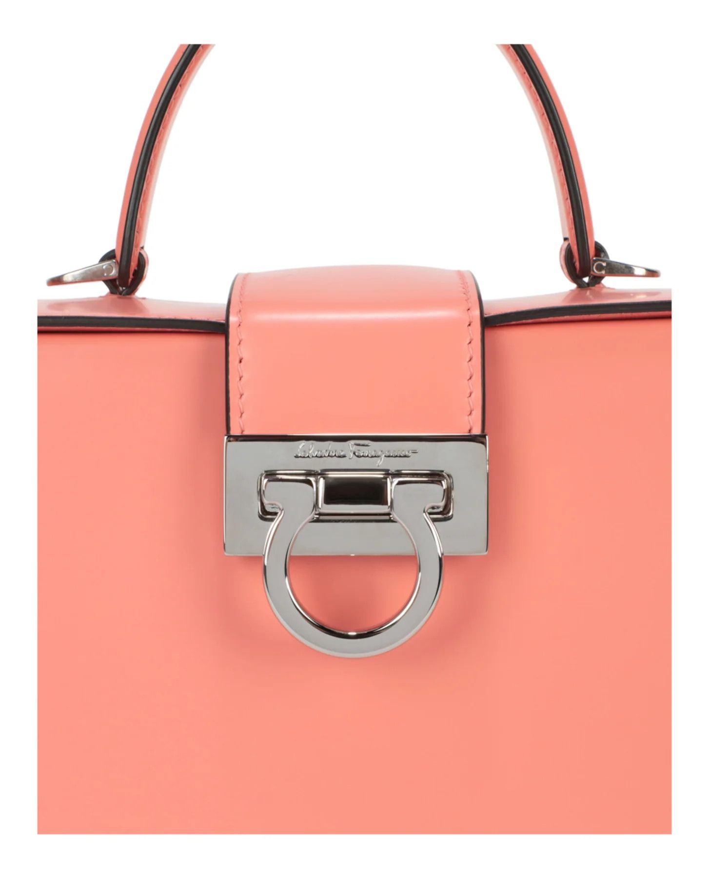 Salvatore Ferragamo o1y0426 Size : OS / Handbag in Salmon Pink Size ONE SIZE - 3 Thumbnail