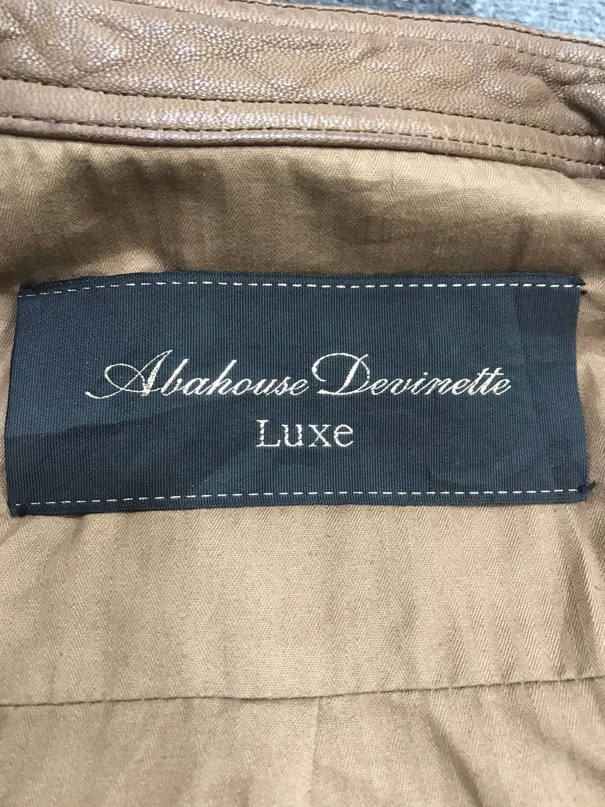 ABAHOUSE 💥ARCHIVAL💥Abahouse Japan Goatskin Cafe Racer Jacket Size XS / US 0-2 / IT 36-38 - 15 Thumbnail