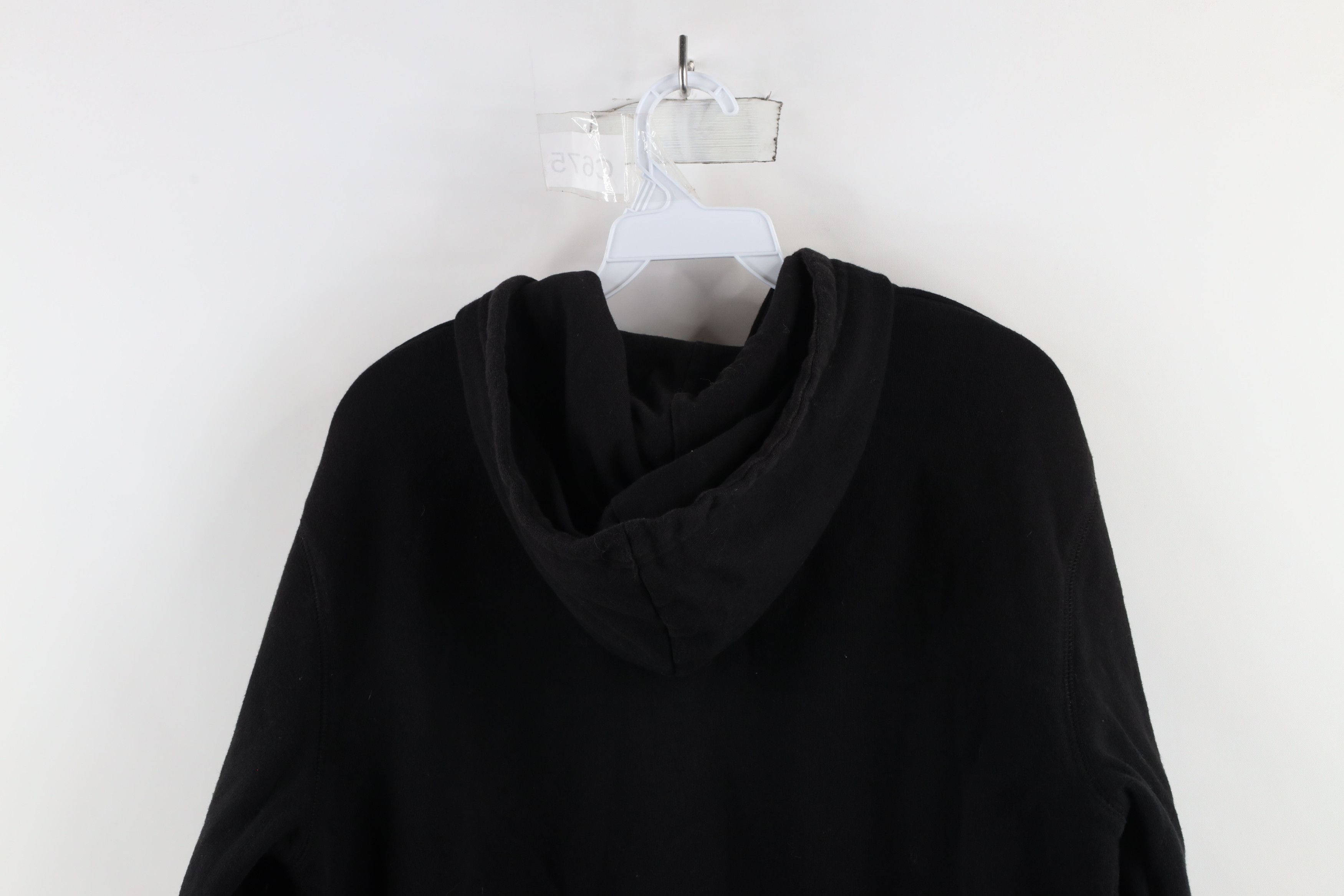 Vintage Vintage 90s Streetwear Full Zip Hoodie Sweatshirt Black Size L / US 10 / IT 46 - 10 Thumbnail