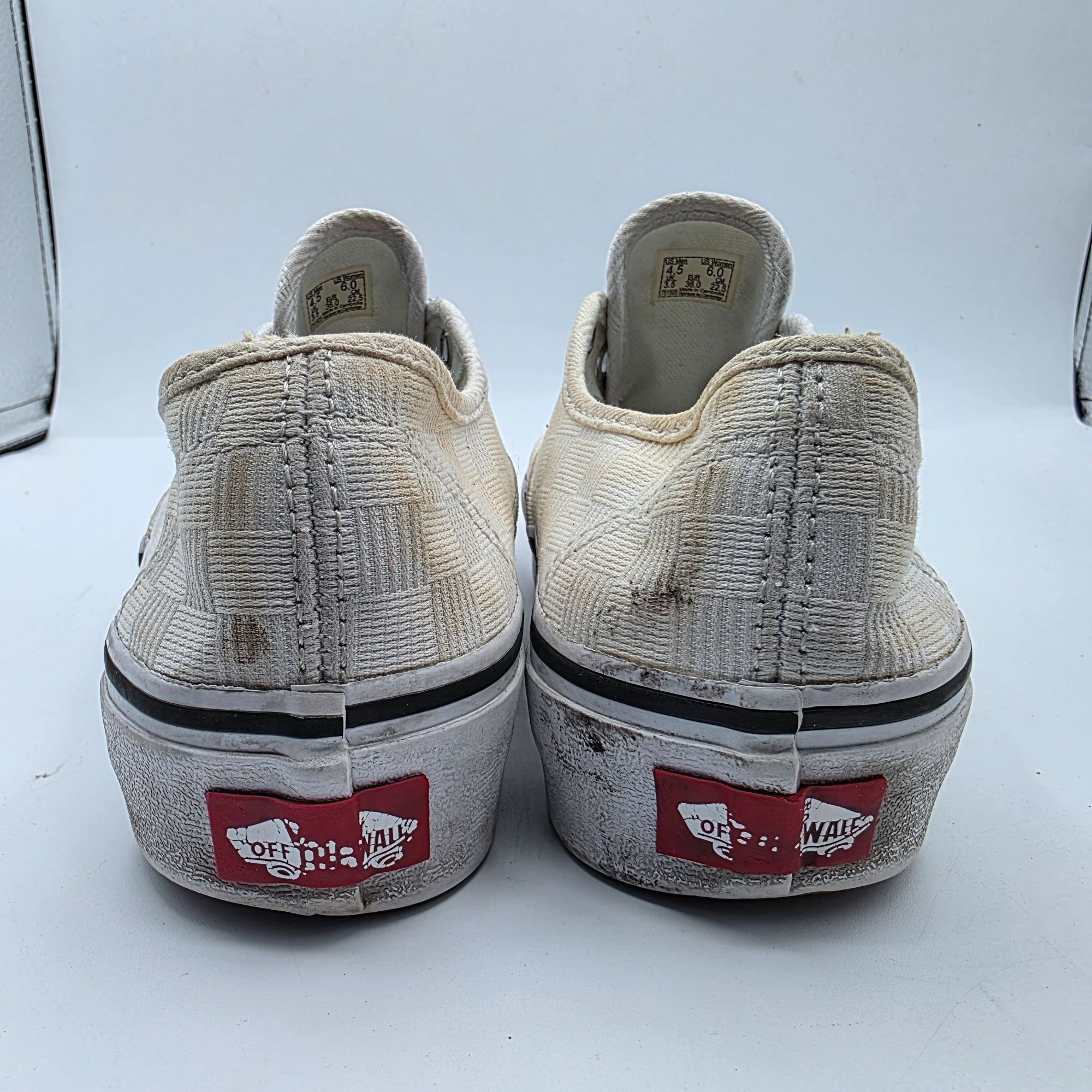 Vans Vans Authentic Womens Size 6 White Platform Shoes Casual Wal Size US 6 / IT 36 - 5 Thumbnail