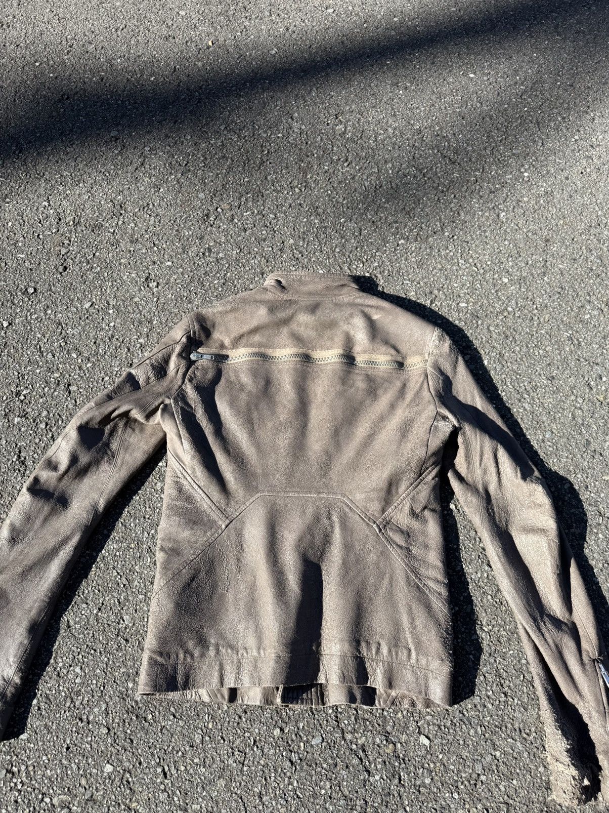 Rick Owens Rick Owens destroyed lamb skin leather jacket Size US XS / EU 42 / 0 - 5 Thumbnail