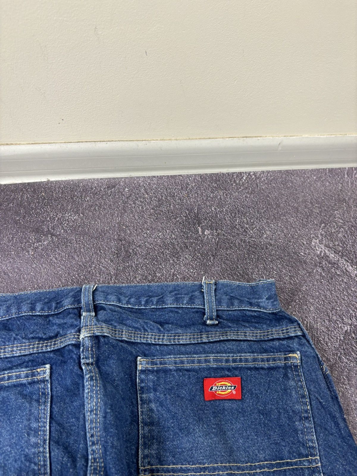 Dickies Vintage Dickies Y2K Skate Work Blue Denim Baggy Jeans Size US 36 / EU 52 - 7 Thumbnail