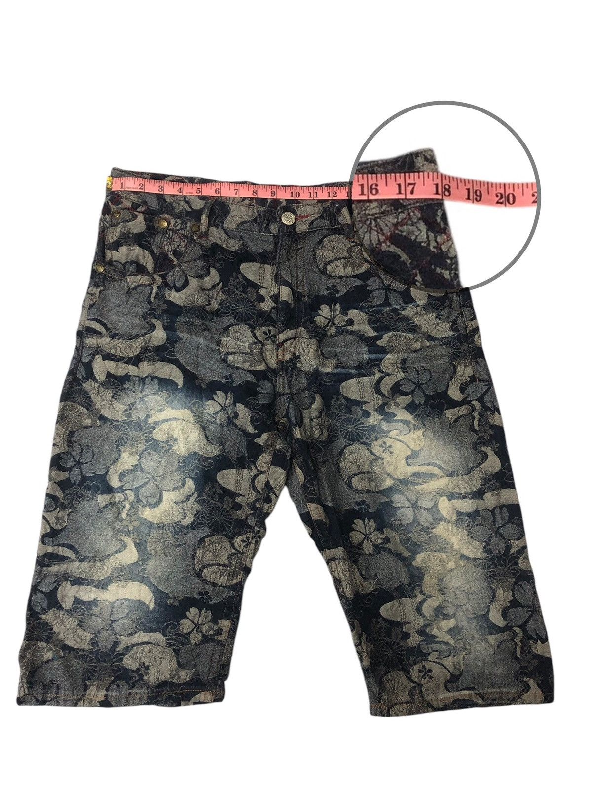 Japanese Brand × Vintage Nishiki shorts denim pants Size US 35 - 8 Thumbnail