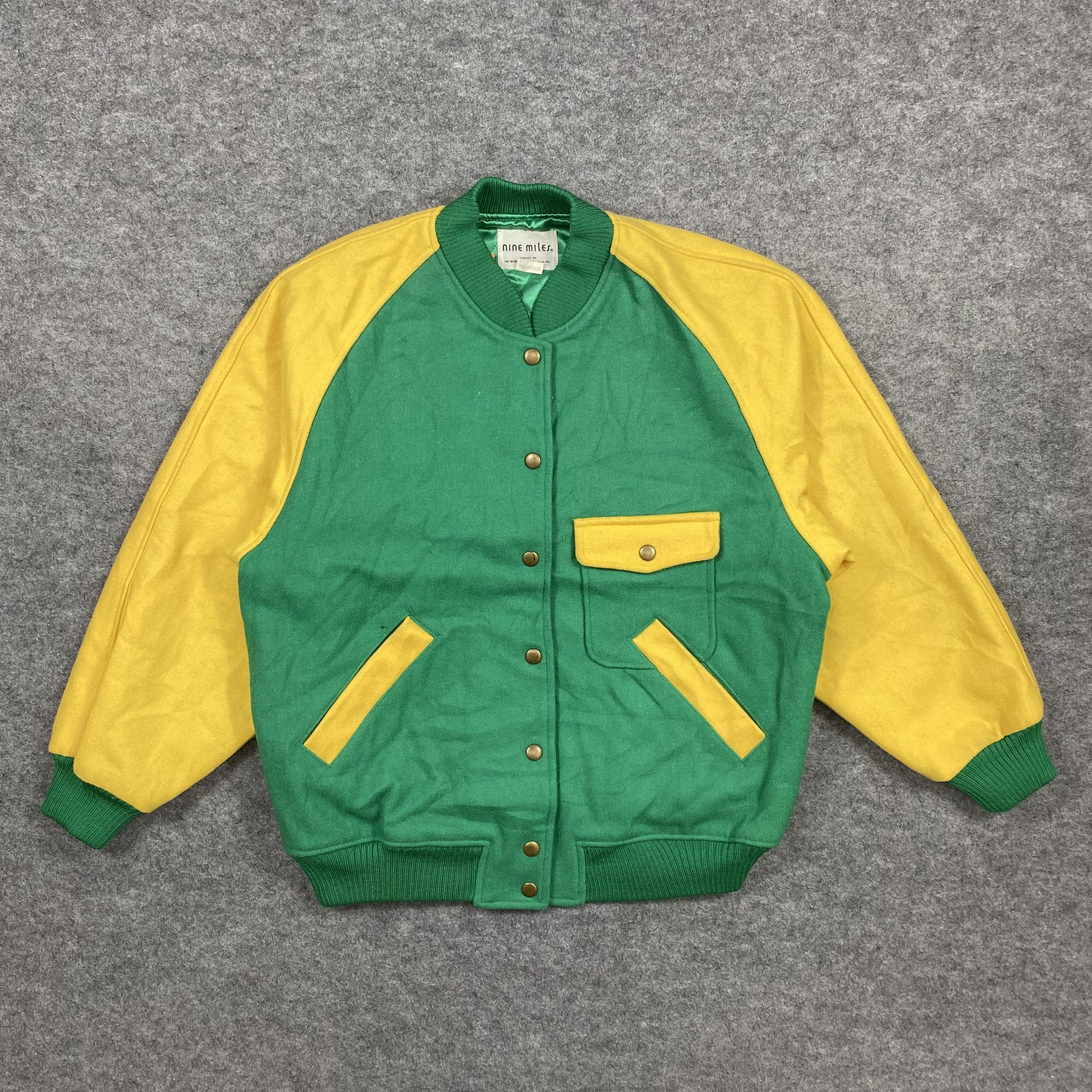 Japanese Brand VINTAGE 90s NINE MILES "FRISCO 9" Varsity Jacket-535 Size US M / EU 48-50 / 2 - 2 Thumbnail