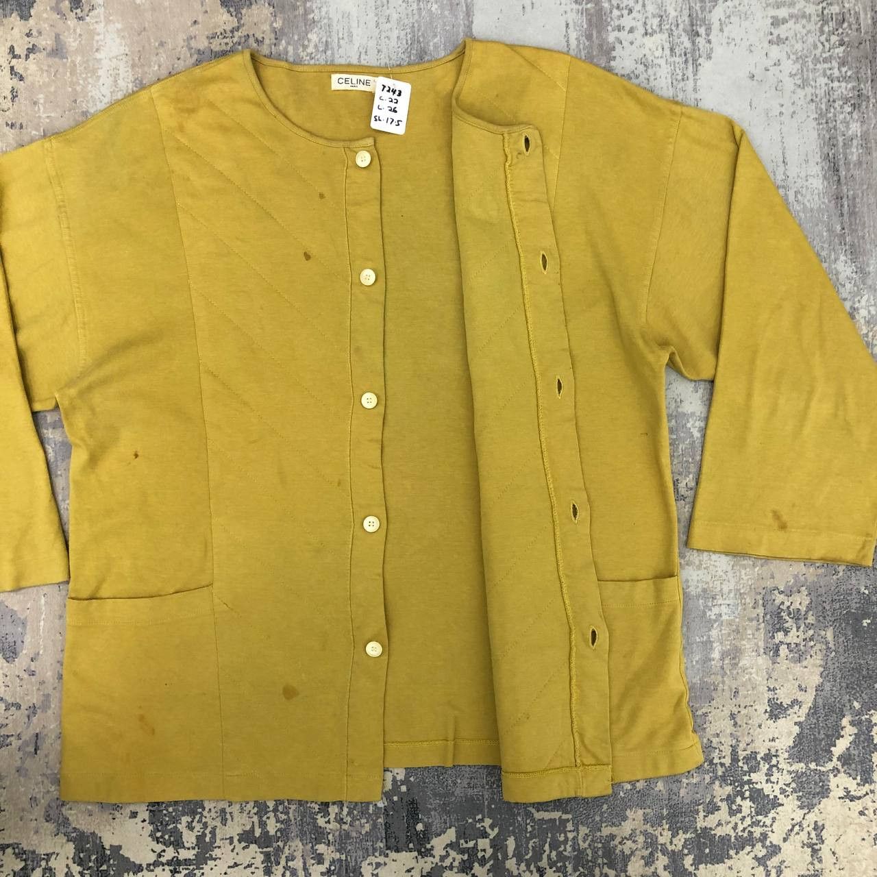 Celine × Vintage T243 VTG CELINE PARIS CARDIGANS Size L / US 10 / IT 46 - 4 Thumbnail
