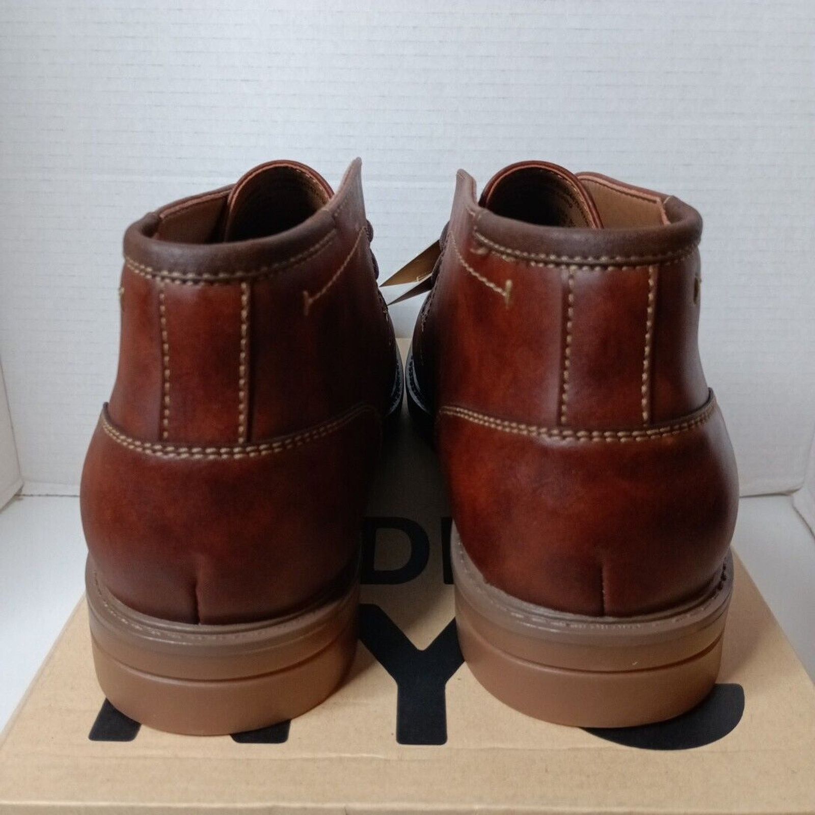 Other Madden NYC Men Adam Chukka Dress Boots Leather Brown Sz 9.5 Size US 9.5 / EU 42-43 - 4 Thumbnail